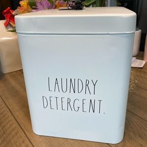 Rae Dunn Laundry Detergent Tin